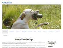 Tablet Screenshot of namusillan.fi